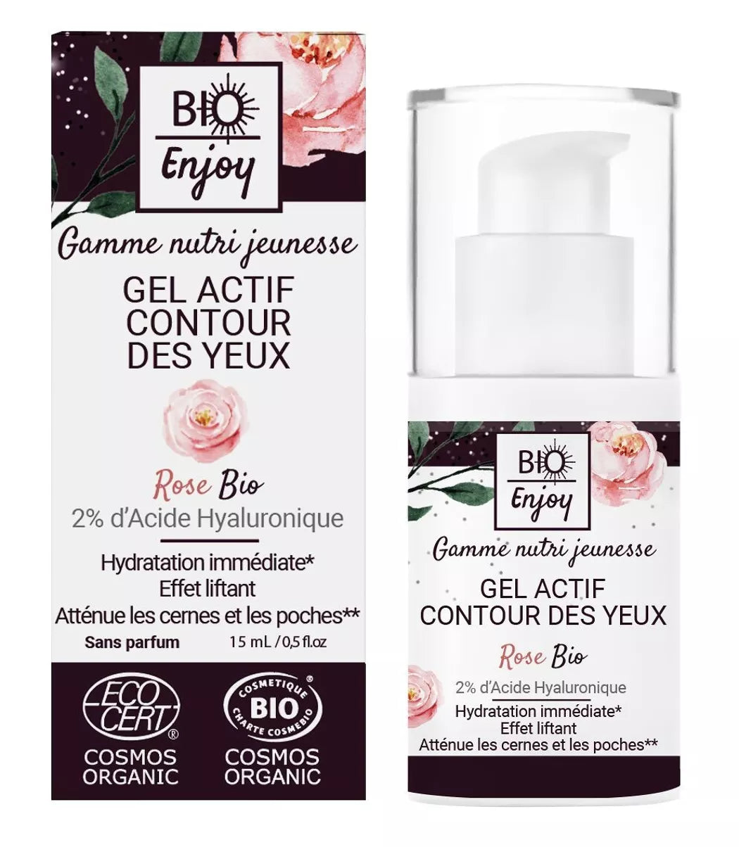 Gel contour des yeux à la rose bio LuvianaBeauty