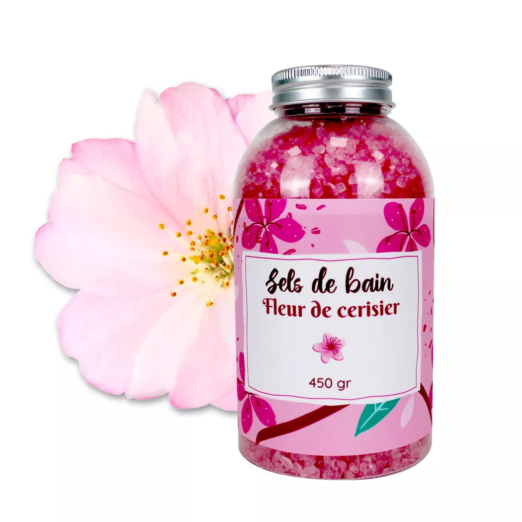 Sel de bain fleur de cerisier LuvianaBeauty