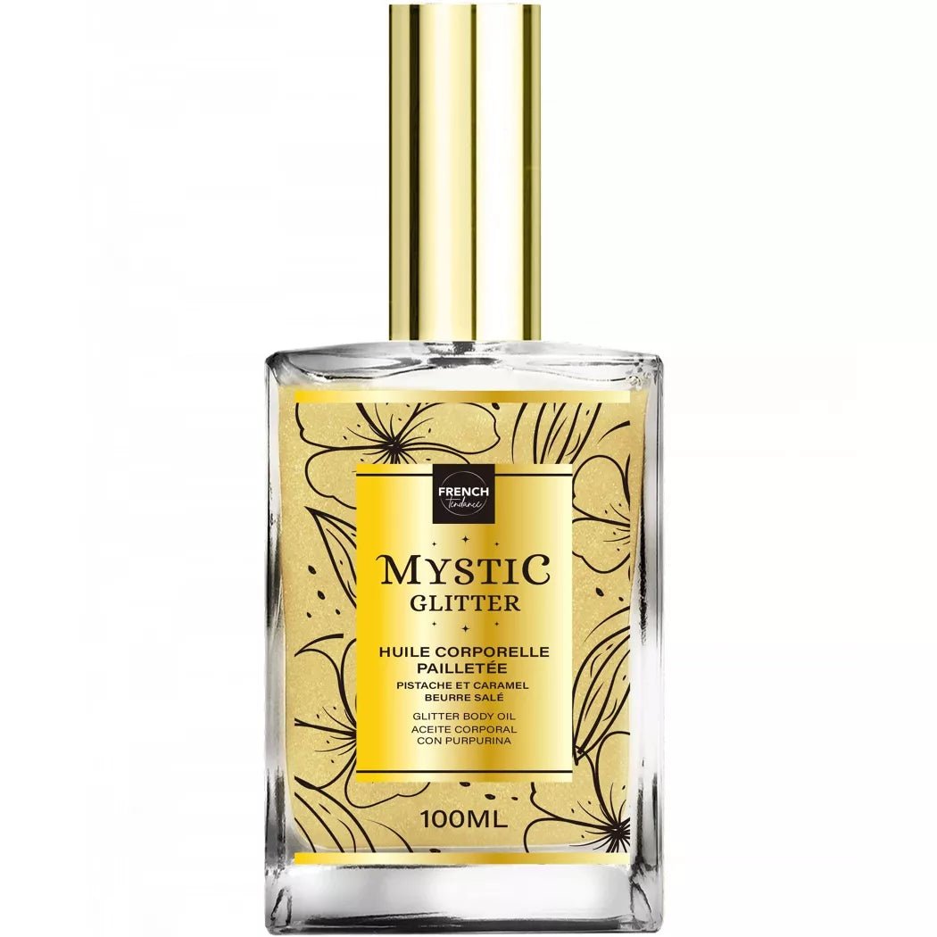 Huile pailletée caramel beurre salé LuvianaBeauty